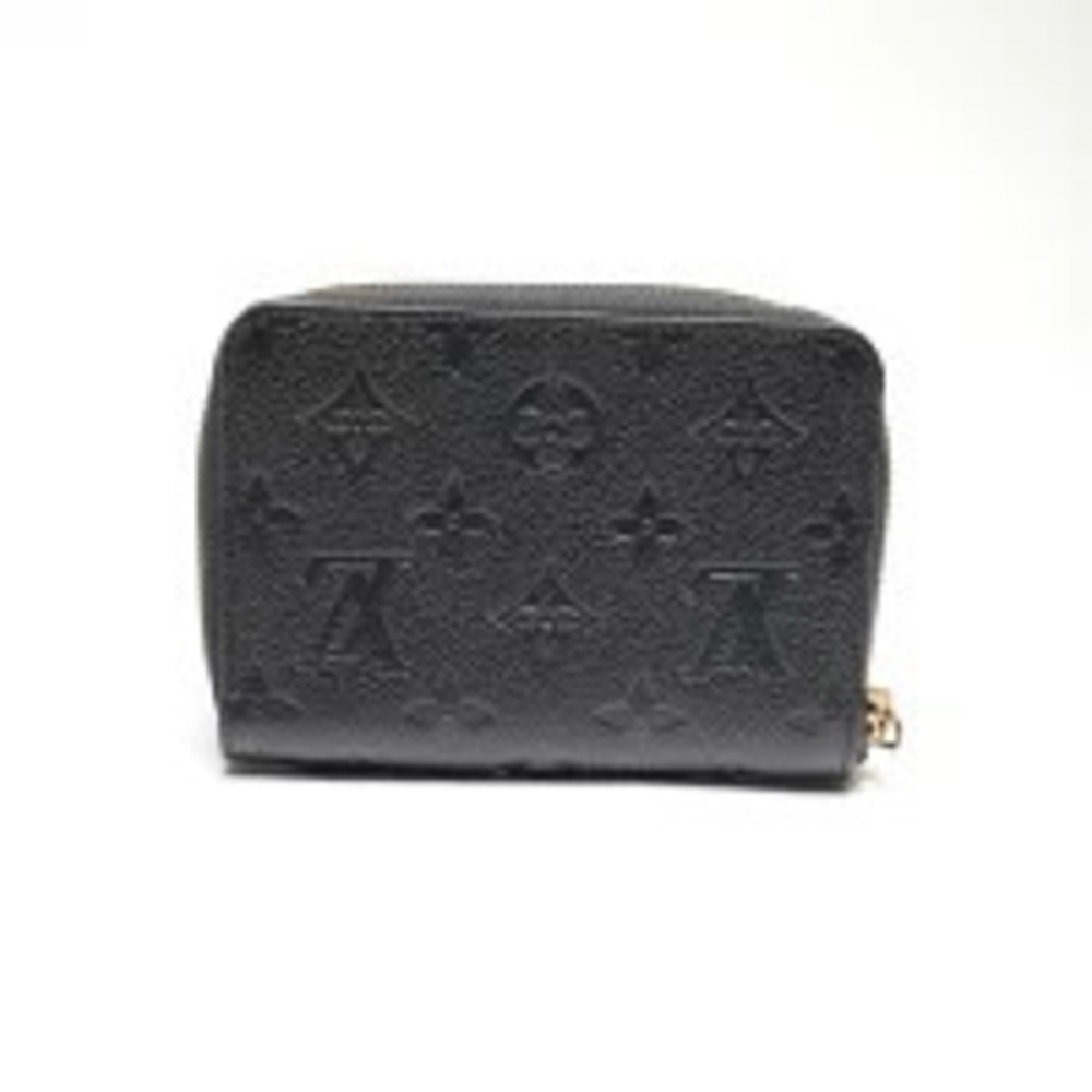 Louis Vuitton Monogram Portefeuille Secret Compact Wallet coin case Wallet Black